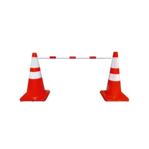 Barra conectora de conos Roja/Blanca extensible 1-2 Mts.