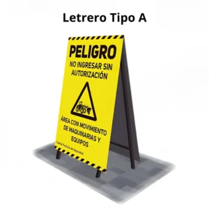 Letrero Tipo A
