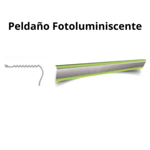 Peldaño Fotoluminiscente